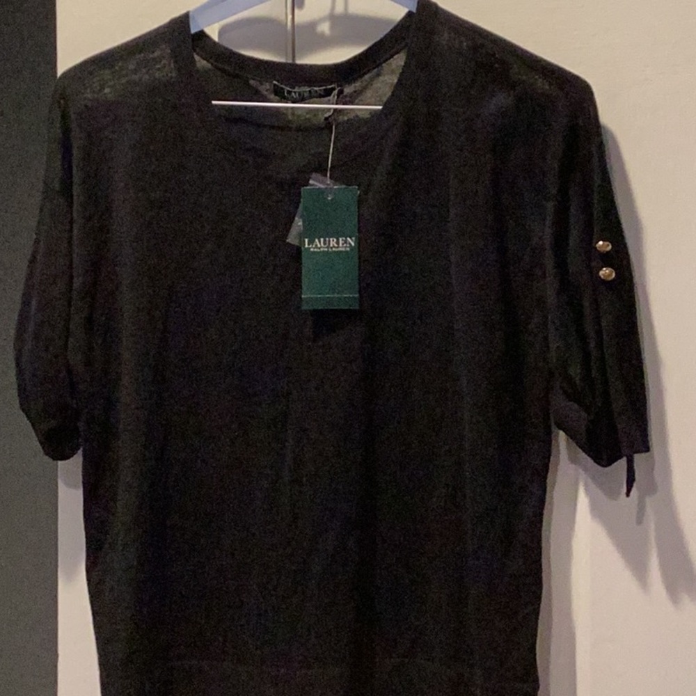 Lauren Ralph Lauren Black Short Sleeve Tee